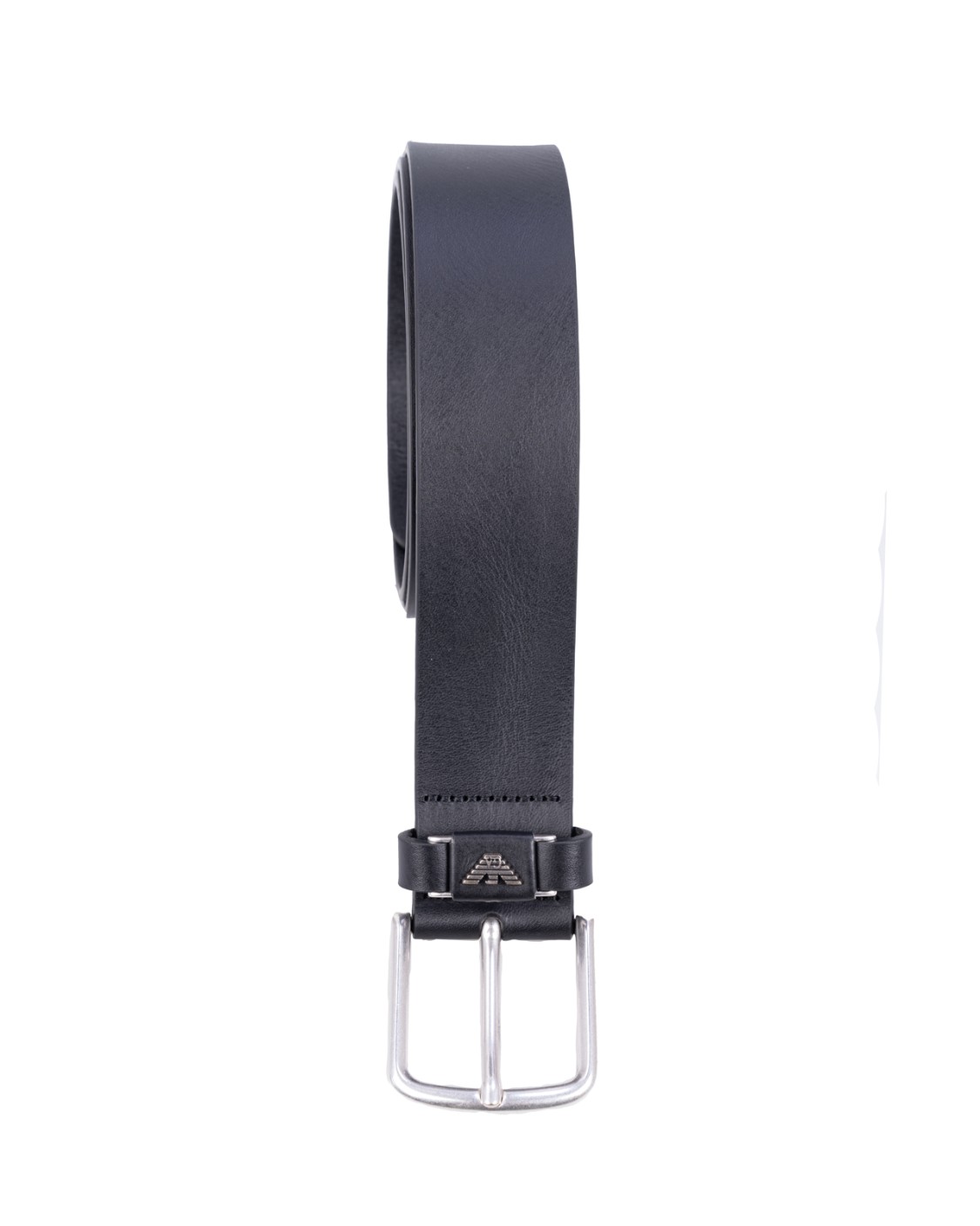 shop EMPORIO ARMANI  Cintura: Emporio Armani cintura con logo.
Altezza: 4 cm.
Pelle.
Rifinitura mossa.
Fibbia logata.
Composizione: 100% pelle.
Made in Italy.. Y4S571 Y740G-80001 number 67215